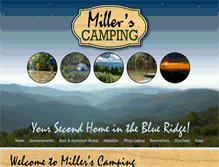 Tablet Screenshot of millerscamping.com